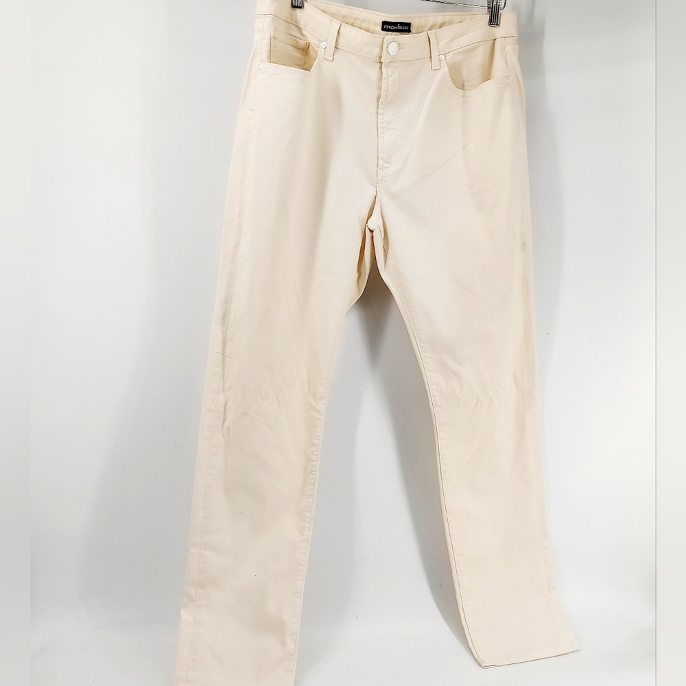 Monfrere Mens Jeans Cream 38